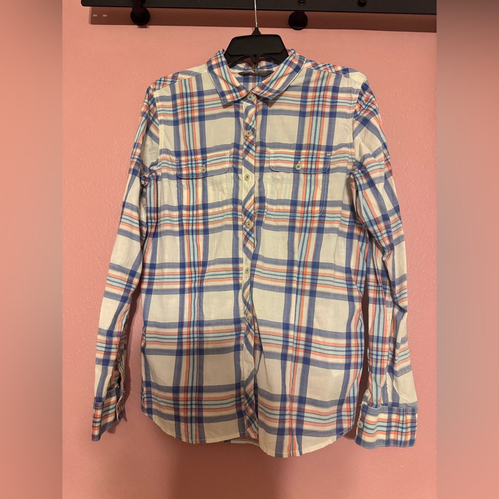 The North Face women’s plaid shirt- size large